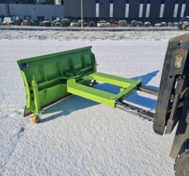 chasse neige lame racleuse caoutchouc pour chariot élévateur