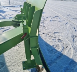 chasse neige lame racleuse caoutchouc pour chariot élévateur