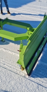 chasse neige lame racleuse caoutchouc pour chariot élévateur