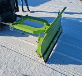 chasse neige lame racleuse caoutchouc pour chariot élévateur