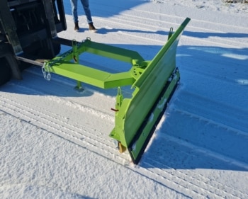 chasse neige lame racleuse caoutchouc pour chariot élévateur