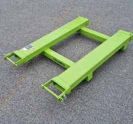palonnier lève big-bag avec blocage sur fourches chariot par axe amovible