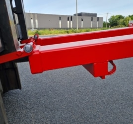 palonnier lève big-bag avec blocage sur fourches chariot