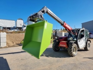 benne pour chariot téléscopique