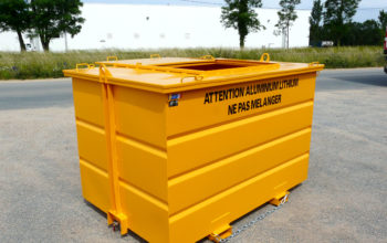 Bac de rétention spécial aluminium lithium jaune