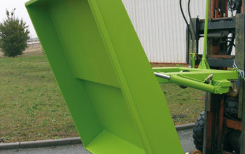 Benne auto-basculante hydraulique GSSHYD sur chariot élévateur