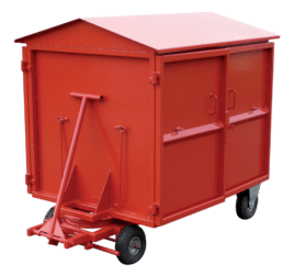 chariot pour matériel d'incendie