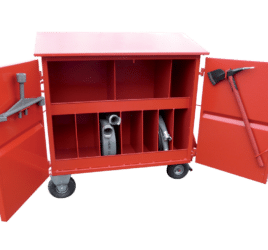 chariot pour matériel d'incendie