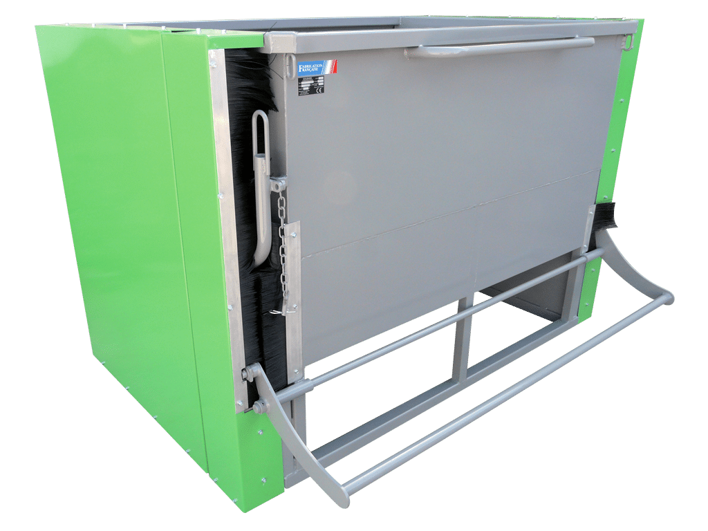 benne à fond incliné spéciale